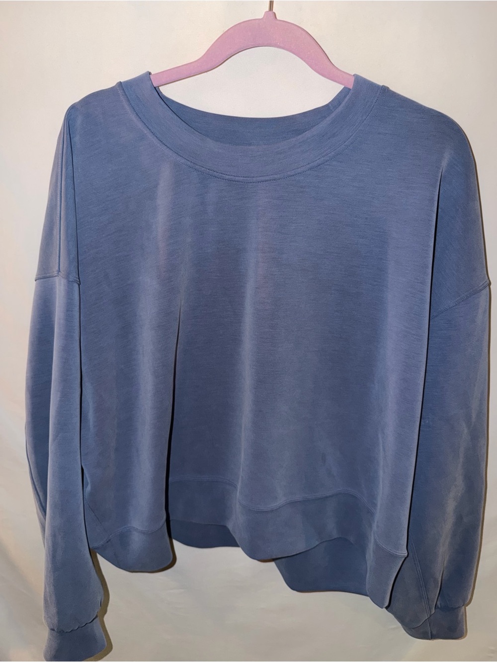 lululemon athletica Dusty Blue Relaxed Crewneck Sweatshirt